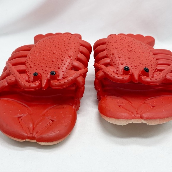 Red Lobster Crawfish Slip On Shoes Flip Flops Slippers Men’s 10/11 - Picture 5 of 9
